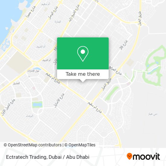 Ectratech Trading map