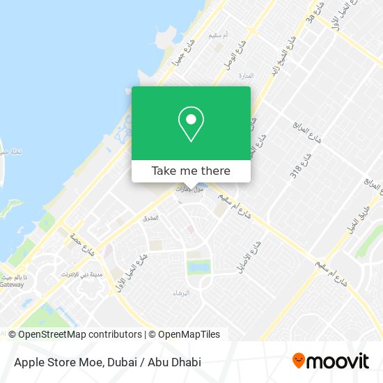 Apple Store Moe map