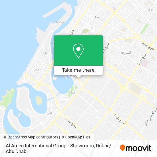 Al Areen International Group - Showroom map