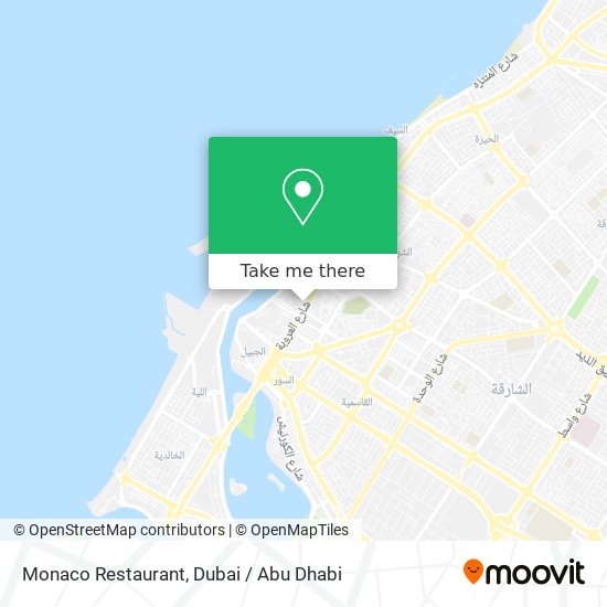 Monaco Restaurant map
