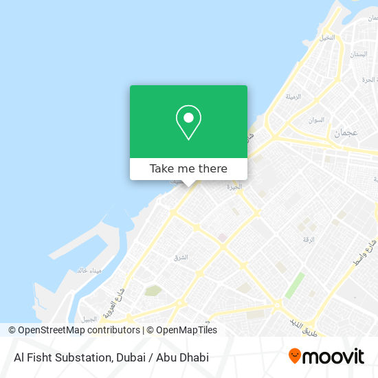 Al Fisht Substation map