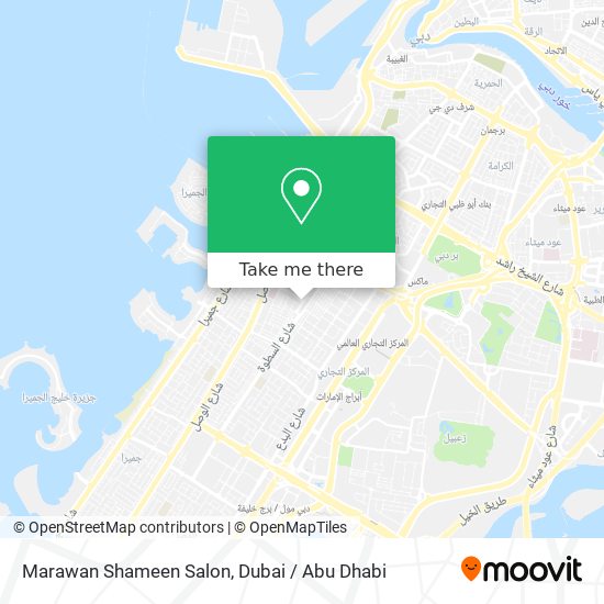 Marawan Shameen Salon map