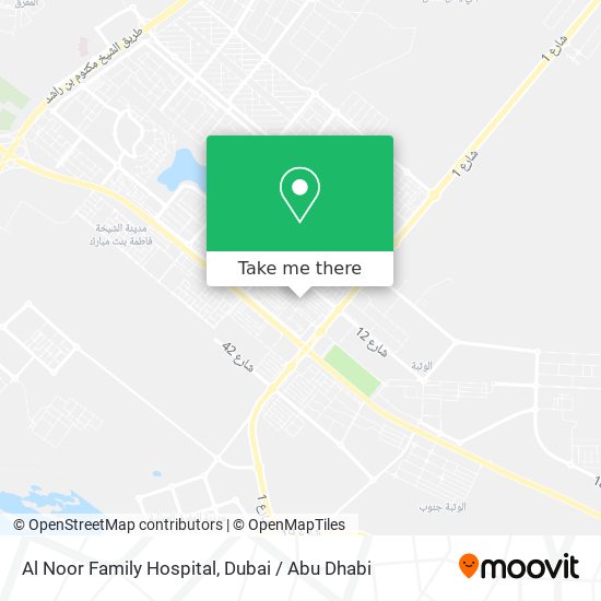 Al Noor Family Hospital map