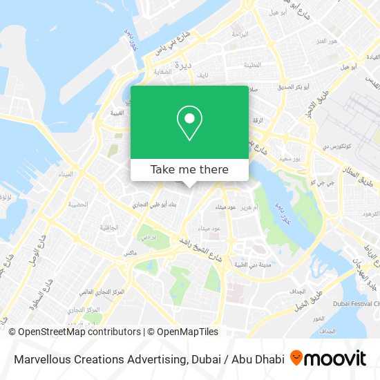 Marvellous Creations Advertising map