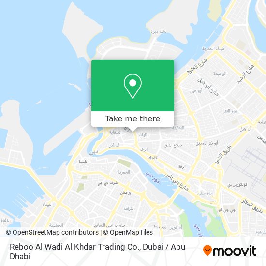 Reboo Al Wadi Al Khdar Trading Co. map