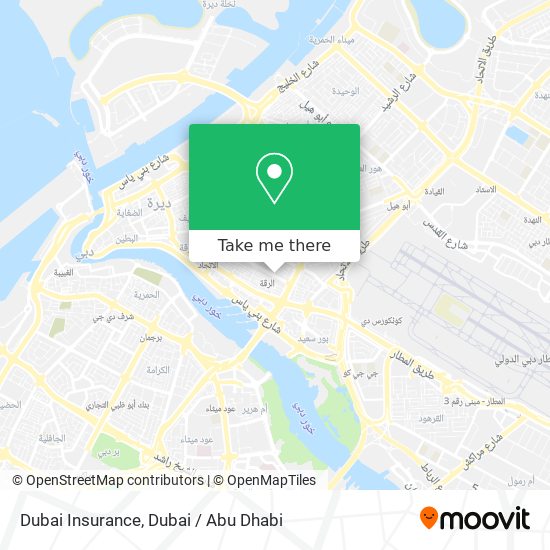 Dubai Insurance map