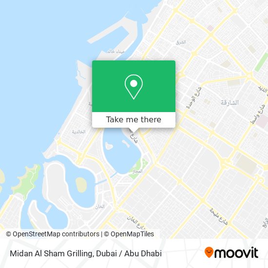 Midan Al Sham Grilling map
