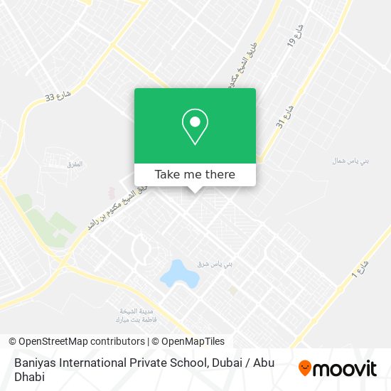 Baniyas International Private School map