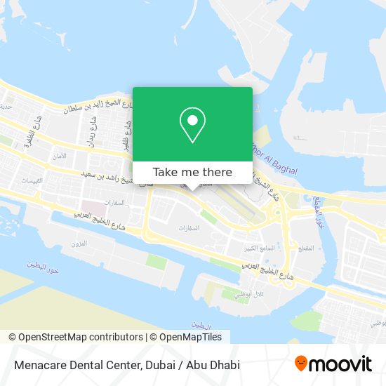 Menacare Dental Center map