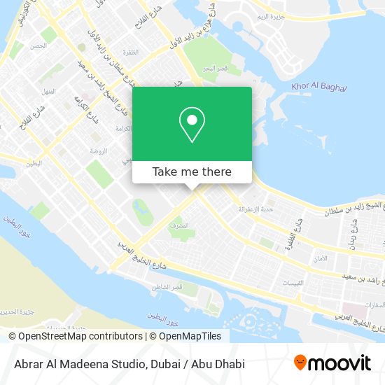 Abrar Al Madeena Studio map