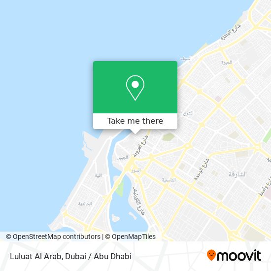 Luluat Al Arab map