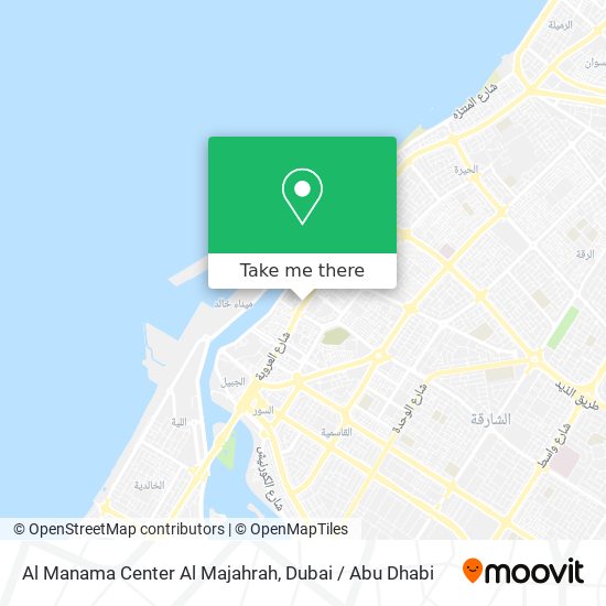 Al Manama Center Al Majahrah map