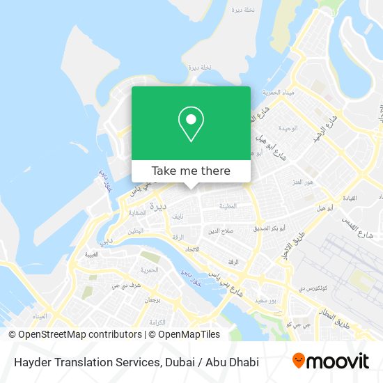 Hayder Translation Services map