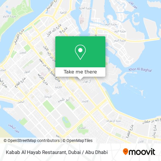 Kabab Al Hayab Restaurant map