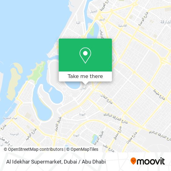 Al Idekhar Supermarket map