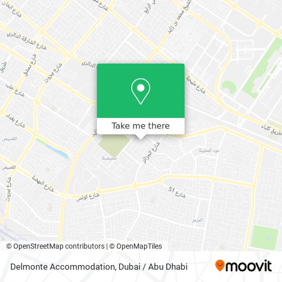 Delmonte Accommodation map