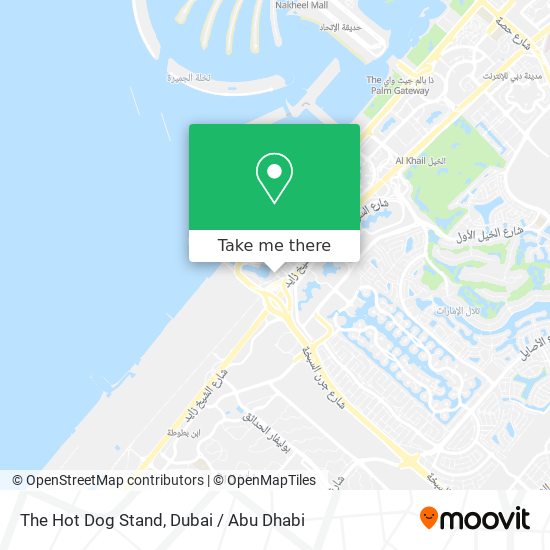 The Hot Dog Stand map
