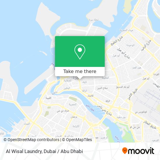 Al Wisal Laundry map