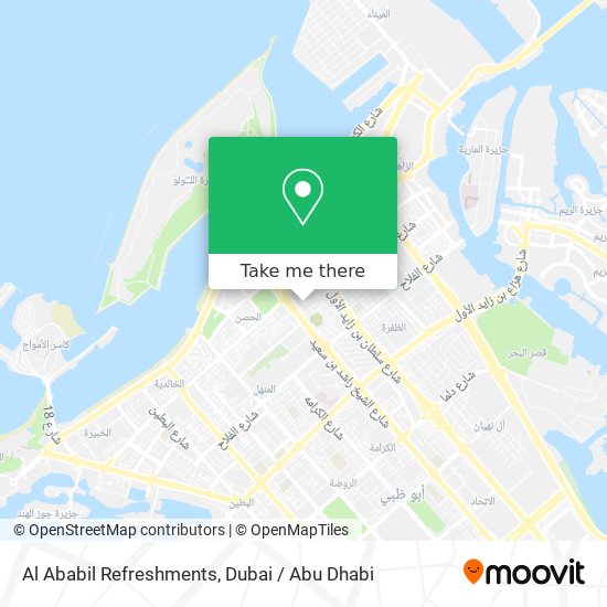 Al Ababil Refreshments map