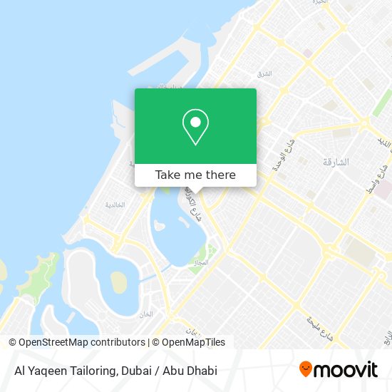 Al Yaqeen Tailoring map