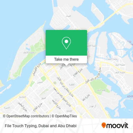 File Touch Typing map