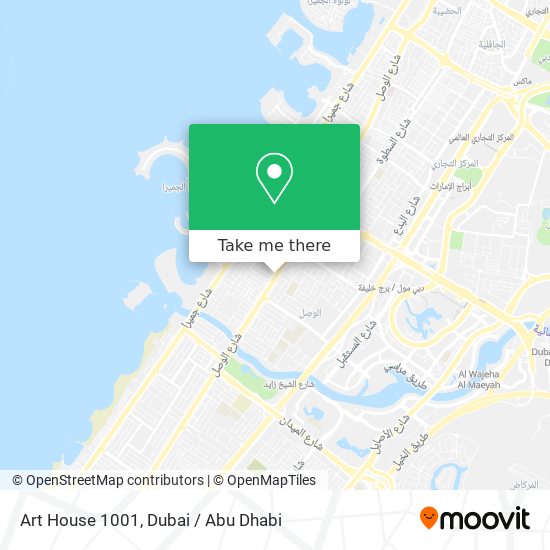 Art House 1001 map