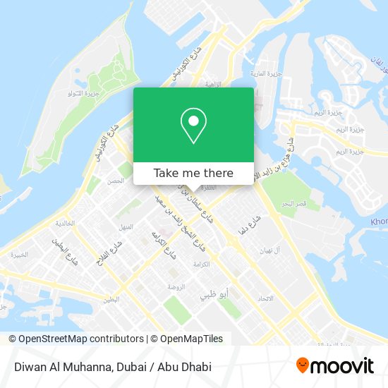 Diwan Al Muhanna map