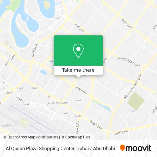 Al Qusan Plaza Shopping Center map