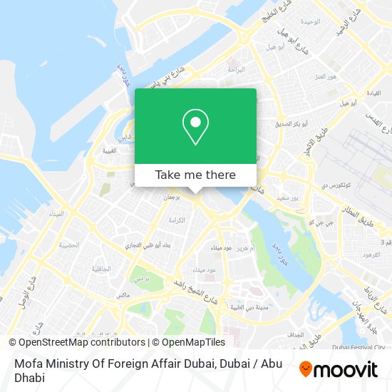 Mofa Ministry Of Foreign Affair Dubai map
