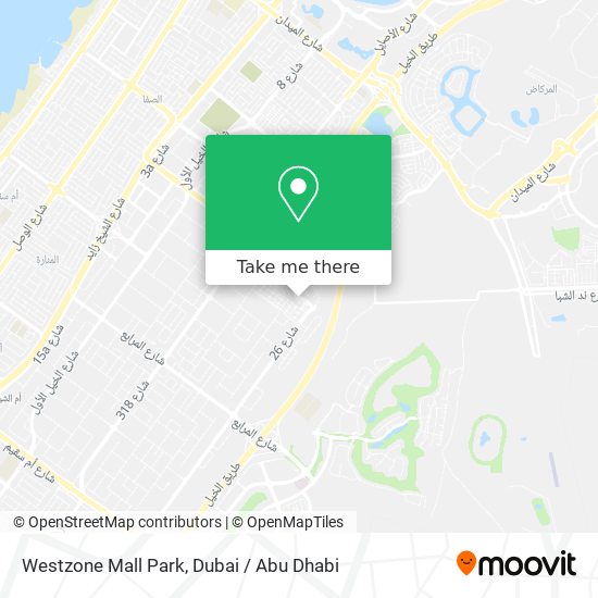 Westzone Mall Park map