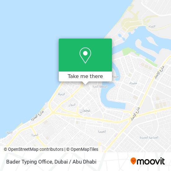 Bader Typing Office map