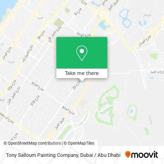 Tony Salloum Painting Company map