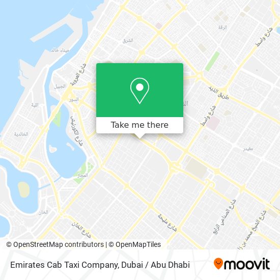 Emirates Cab Taxi Company map