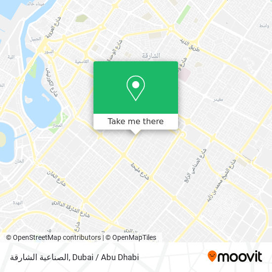 الصناعية الشارقة map