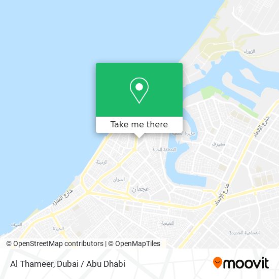 Al Thameer map