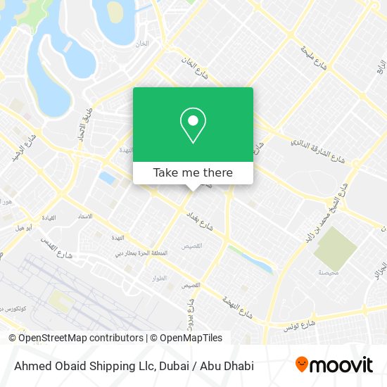 Ahmed Obaid Shipping Llc map