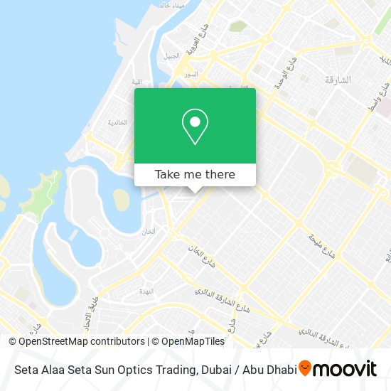 Seta Alaa Seta Sun Optics Trading map