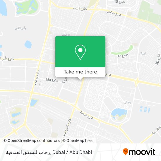 رحاب للشقق الفندقية map