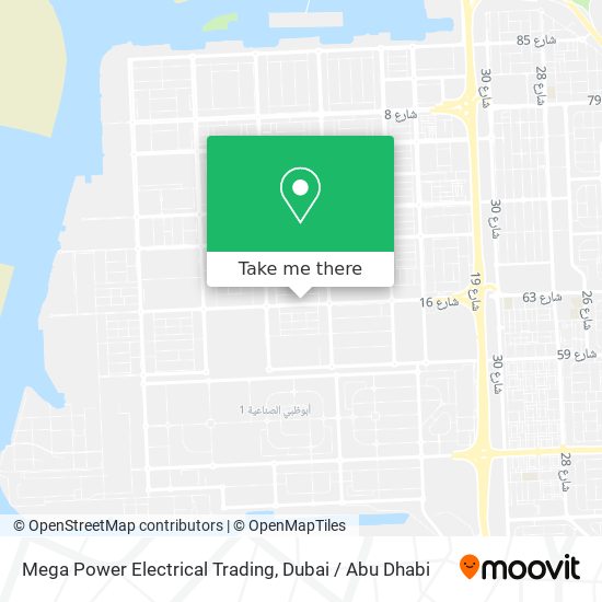 Mega Power Electrical Trading map