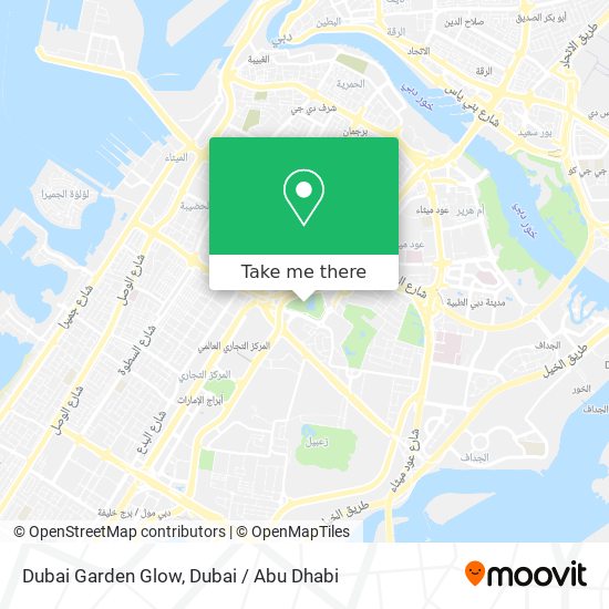 Dubai Garden Glow map