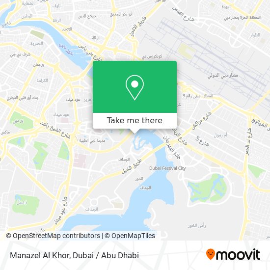 Manazel Al Khor map