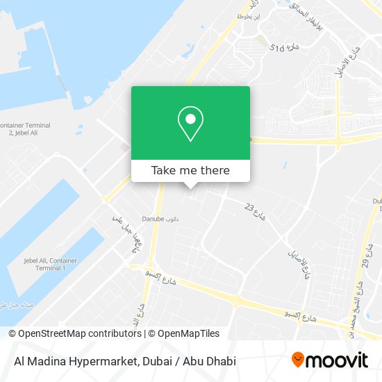 Al Madina Hypermarket map