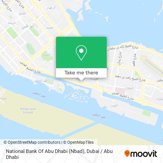 National Bank Of Abu Dhabi (Nbad) map