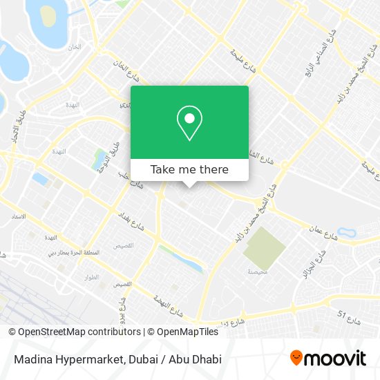 Madina Hypermarket map