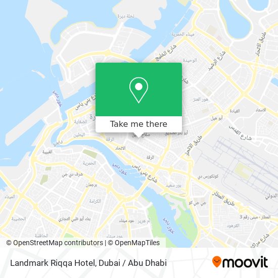 Landmark Riqqa Hotel map