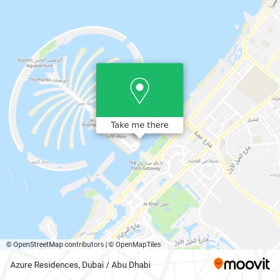 Azure Residences map