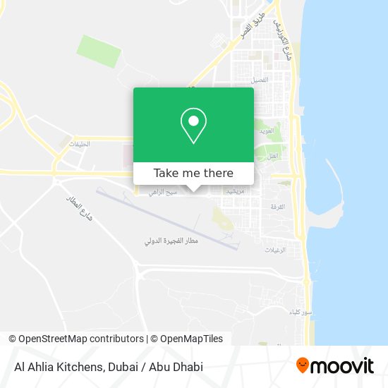 Al Ahlia Kitchens map