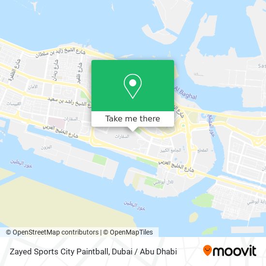 Zayed Sports City Paintball map