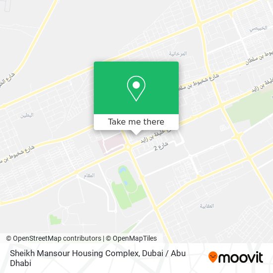 Sheikh Mansour Housing Complex map