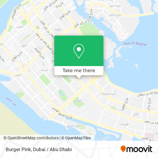 Burger Pink map